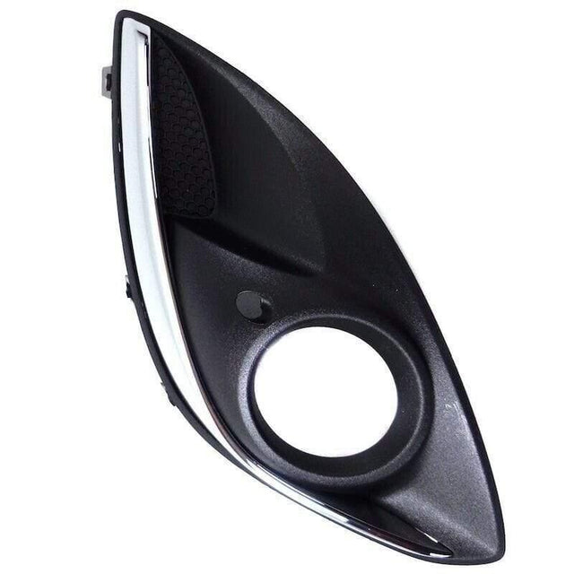 Fits Vauxhall Corsa D 2011-2014 Front Bumper Fog Grille With Chrome Moulding Driver Side - image 2
