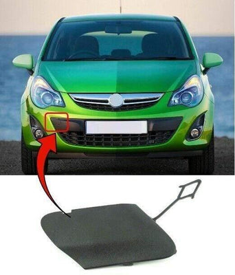 Fits Vauxhall Corsa D 2011-2014 Front Bumper Towing Eye Cover - tradevehicleparts.co.uk