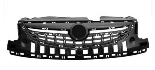Fits Vauxhall Corsa D 2011-2014 Upper Centre Front Bumper Grille Mat Black - image 2