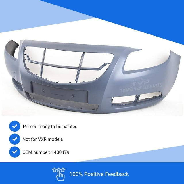 Fits Vauxhall Insignia 2009-2013 Front Bumper Primed No Pdc Not Vxr Models - image 3