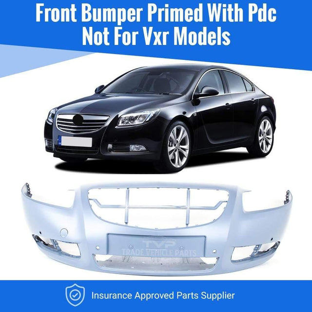Fits Vauxhall Insignia 2009-2013 Front Bumper Primed With Pdc Not Vxr Models - image 2