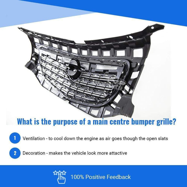 Fits Vauxhall Insignia 2009-2013 Front Grille Centre Main With Chrome Frame - image 3
