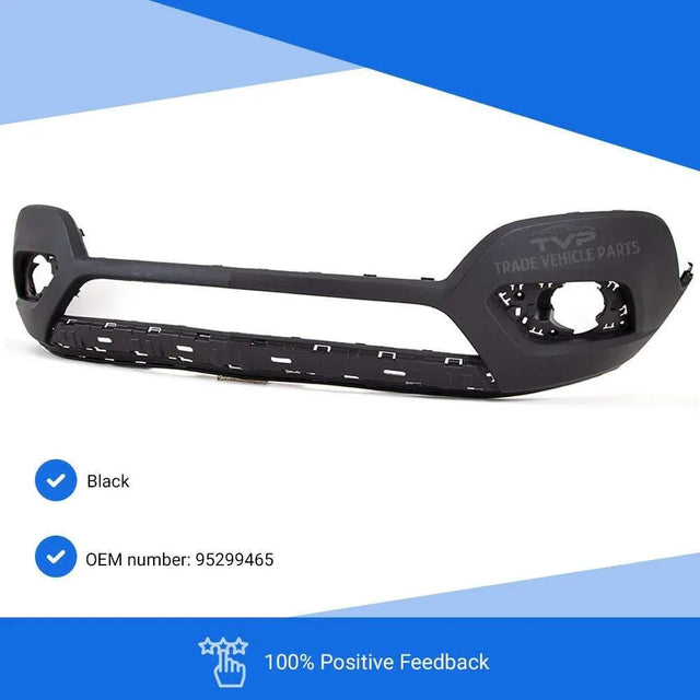 Fits Vauxhall Mokka 2012-2016 Front Bumper Lower Black No Pdc Or Washer Holes - image 2