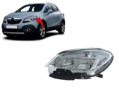 Fits Vauxhall Mokka 2012-2016 Headlight Headlamp With Motor Passenger Side - tradevehicleparts.co.uk