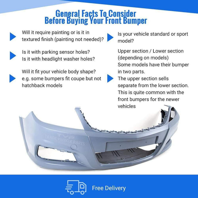 Fits Vauxhall Vectra Signum 2005-2009 Front Bumper Primed Not For Club, Life Or Vxr Models - image 4