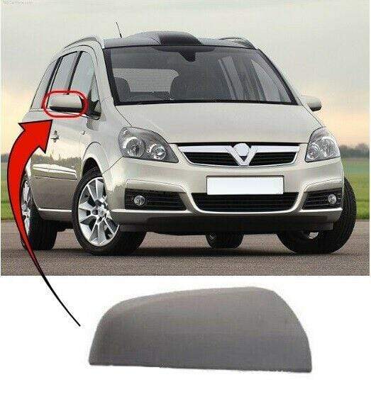 Vauxhall Zafira 2005-2007 Door Wing Mirror Cover Primed Driver Side