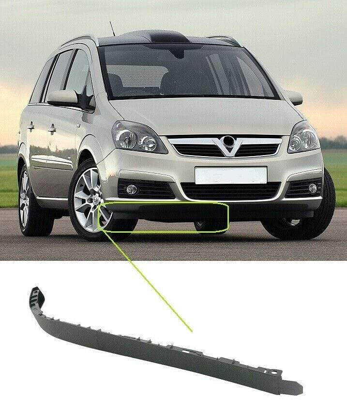 Vauxhall Zafira 2005-2007 Front Bumper Spoiler / Trim / Skirt Driver Side
