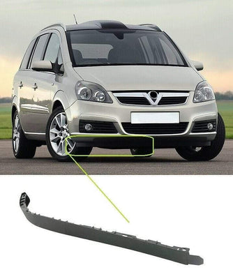 Fits Vauxhall Zafira 2005-2007 Front Bumper Spoiler / Trim / Skirt Driver Side - tradevehicleparts.co.uk