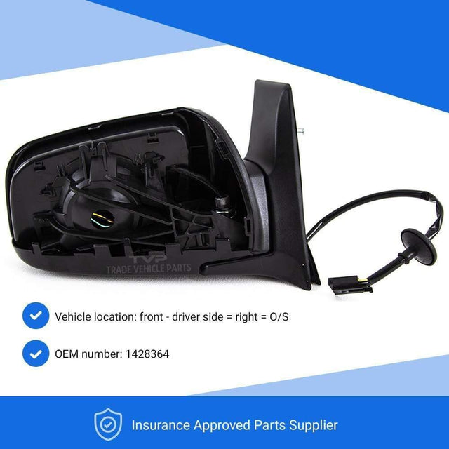 Fits Vauxhall Zafira 2008-2014 Door Wing Mirror Electric Heated Primed Driver Side - image 3