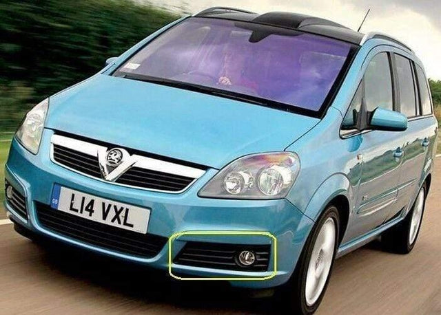 Fits Vauxhall Zafira B 2005-2007 Front Bumper Fog Grille With Fog Hole Passenger Side - image 2