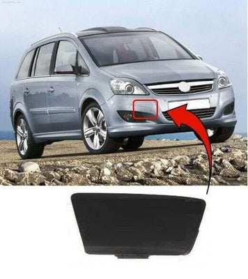 Fits Vauxhall Zafira B 2008-2014 Front Bumper Towing Eye Cover Cap Primed  - tradevehicleparts.co.uk