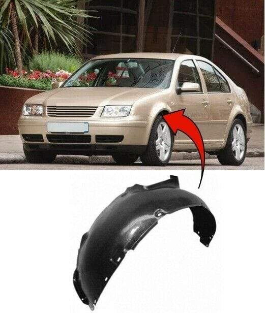 VK1646B VW Bora 1999-2006 Front Wing Arch Liner Splash Guard Passenger Side