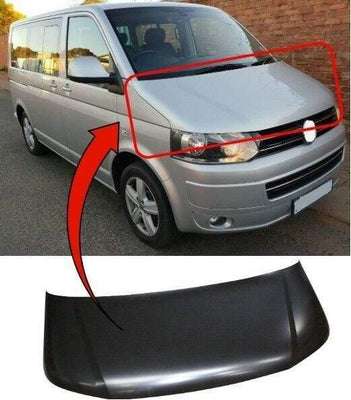 Fits VW Caravelle T5.1 2010-2015 Bonnet Primed - tradevehicleparts.co.uk