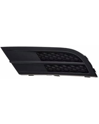 Fits VW Jetta 2014- Front Bumper Fog Grille No Lamp Hole No Pdc Left Side - tradevehicleparts.co.uk