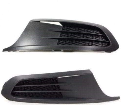 VK2238 VW Jetta 2011-2014 Front Bumper Fog Grille No Hole Pair Left & Right