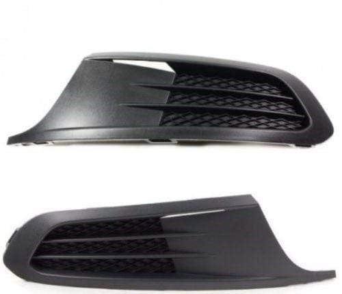 Fits VW Jetta 2011-2014 Front Bumper Fog Grille No Hole Pair Left & Right - image 2