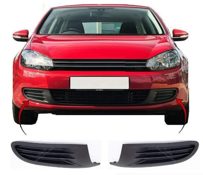 Fits VW Golf Mk6 2008-2013 Front Bumper Fog Grille Pair Left & Right - tradevehicleparts.co.uk
