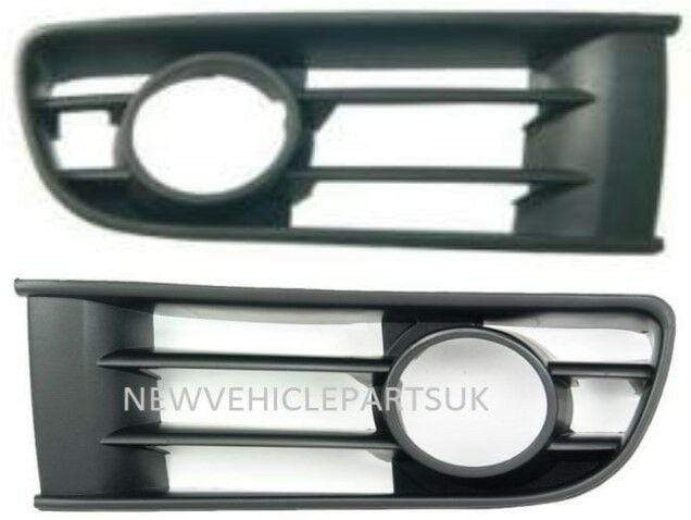 VK2267 VW Polo 2001-2005 Front Bumper Fog Grille Cover Trim Pair Left & Right