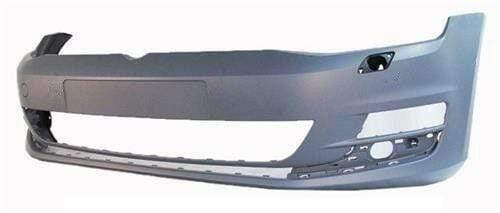 Fits VW Golf Mk7 2012-2017 Front Bumper With Washer Hole Primed - image 2
