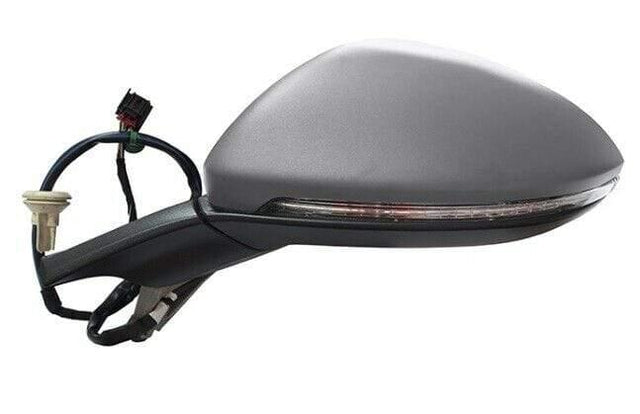 Fits Volkwagen Golf Mk7 2013-2017 Door Wing Mirror Primed Cover Electirc Heated W/Indicator & Memory Passenger Side - image 2