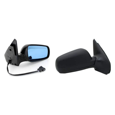 Fits VW Bora 1999-2006 Door Wing Mirror Heated Electric Black Passenger Side - tradevehicleparts.co.uk