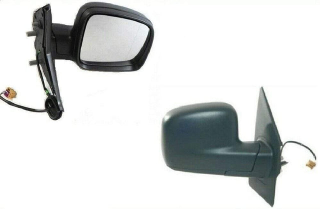 Fits VW Transporter 2004-2009 Door Mirror Electric Heated Black Driver Side - image 2