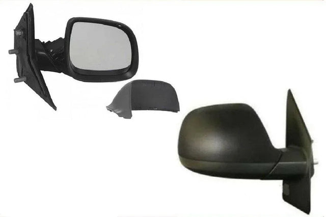 Fits VW Caravelle 2010-2015 Door Wing Mirror Manual Black Driver Side - image 2