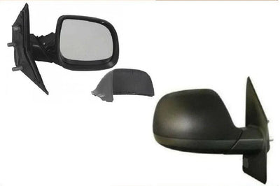 Fits VW Transporter 2010-2015 Door Wing Mirror Manual Black Driver Side - tradevehicleparts.co.uk