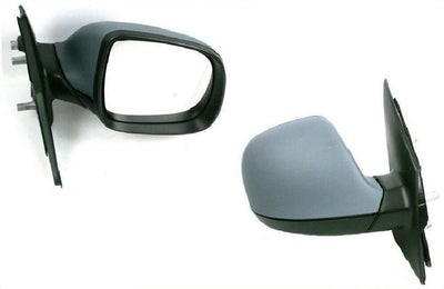 Fits VW Transporter 2010-2015 Door Wing Mirror Manual Primed Driver Side - tradevehicleparts.co.uk