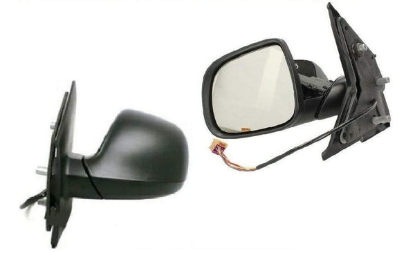Fits VW Transporter 2010-2015 Door Wing Mirror Electric Black Passenger Side