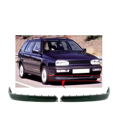 Fits VW Golf Mk3 Estate 1992-1997 Front Bumper Lower Spoiler Pair Left & Right - tradevehicleparts.co.uk