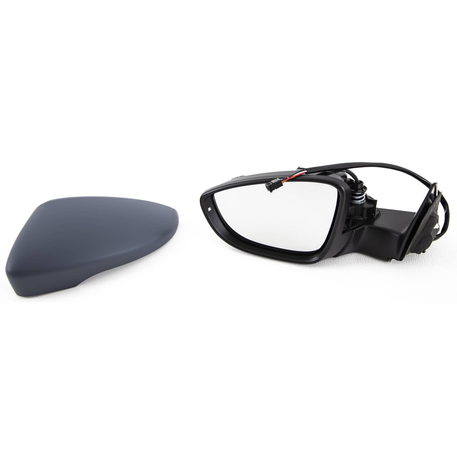 VK5006 VW Beetle 2012- Door Wing Mirror Electric Heated With Indicator Primed Cover Passenger Side