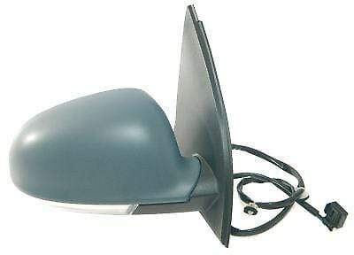 VK5020 VW Golf Mk5 2004-2008 Door Wing Mirror Electric Heated With Indicator Primed Driver Side