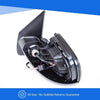 Fits VW Caravelle 2010-2015 Door Wing Mirror E/H Power Fold Primed Passenger Side thumbnail