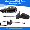 Fits VW Golf Mk4 1998-2003 Door Wing Mirror Manual Black Cover Passenger Side thumbnail