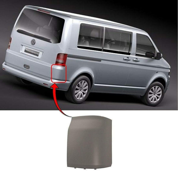 Fits VW Caravelle T5 2004-2015 Rear Bumper Corner Primed Driver Side