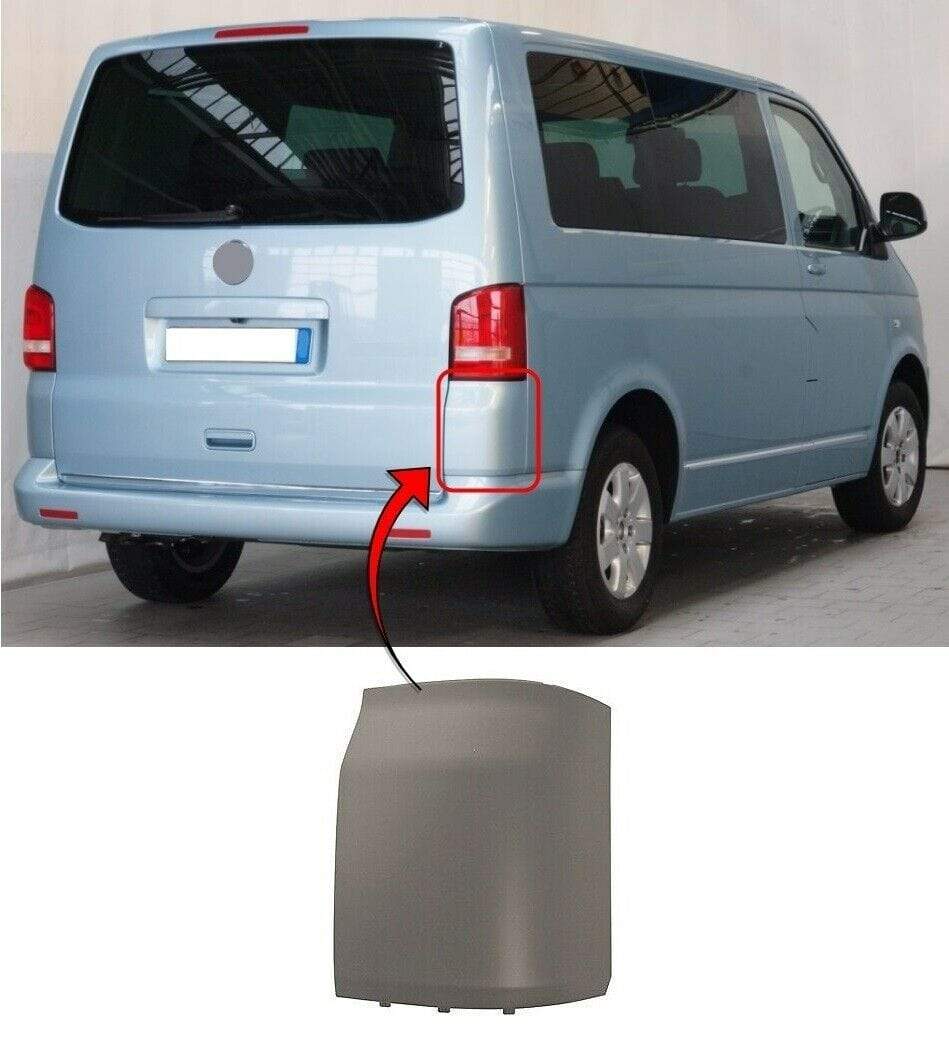 VK5056B VW Transporter T5 2004-2015 Rear Bumper Corner Primed Driver Side