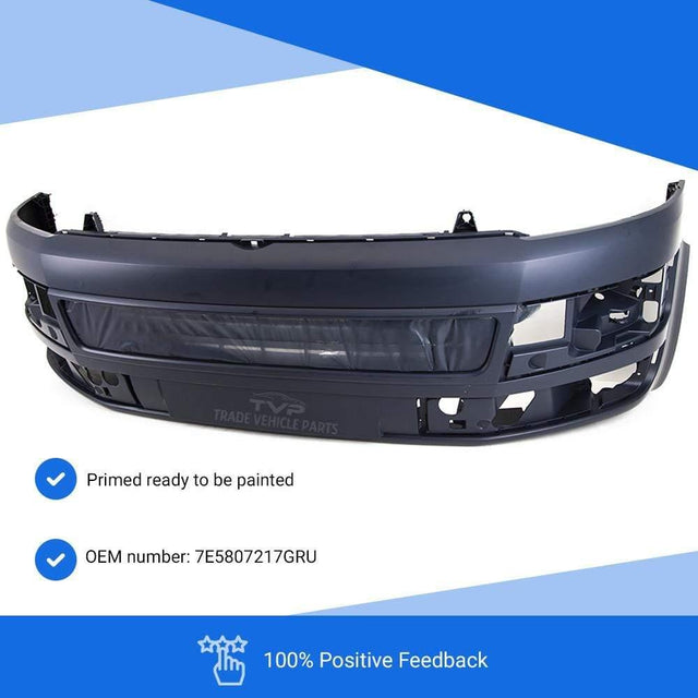 Fits VW Transporter T5 2010-2015 Front Bumper Primed Smooth - image 3