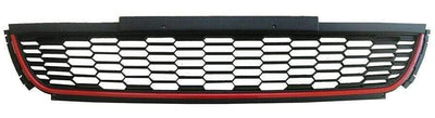 Fits VW Polo 2009-2014 Front Bumper Lower Centre Grille Honeycomb With Red Trim - tradevehicleparts.co.uk