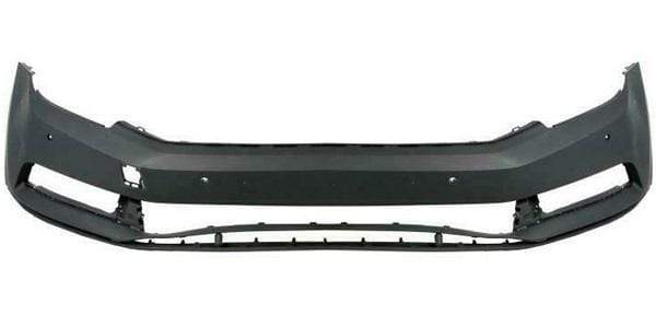 VK5553 VW Passat B8 2015- Front Bumper Primed With Parking Sensor Holes And Washer Holes