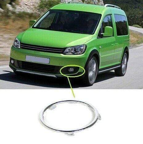 VK5560C VW Caddy 2010-2015 Front Bumper Fog Grille Chrome Ring Moulding Passenger Side