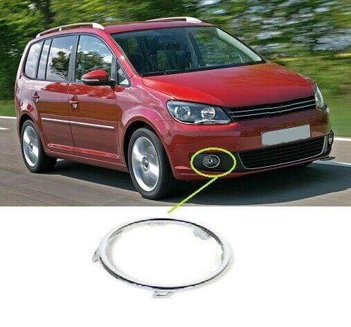 VK5561F VW Touran 2010-2015 Front Bumper Fog Grille Chrome Ring Moulding Driver Side