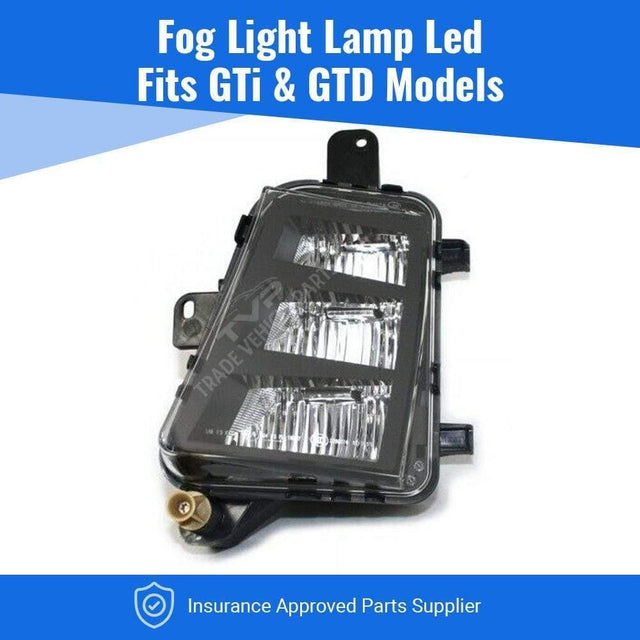 Fits VW Golf Mk7 Hatch 3/5 Dr 2012-2017 Fog Light Lamp Led Passenger Side Fits Gtd Models - image 2