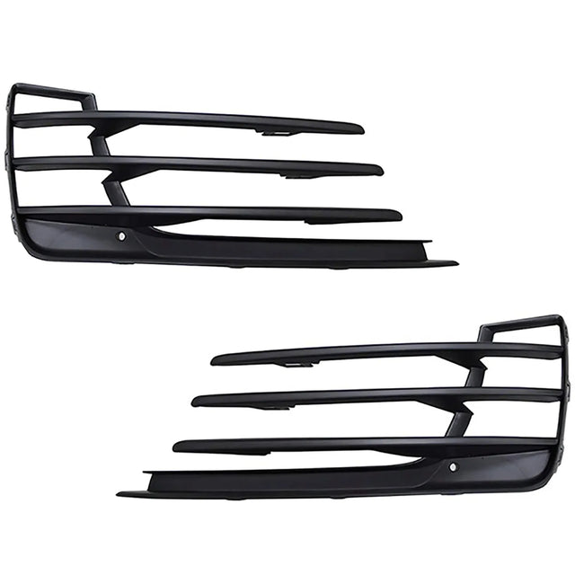 Fits VW Golf GTI/GTD 2013-2017 Front Bumper Fog Grille Mat Black Pair Left & Right - image 2