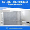 Fits VW Jetta 2006-2010 Air Con Condenser 1.6 1.9 2.0 Tdi Diesel Manual/Auto thumbnail