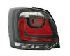 Fits VW Polo 2009-2014 Rear Light Lamp Passenger Side Black Type thumbnail
