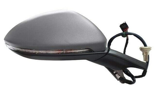Fits Volkwagen Golf Mk7 2013-2017 Door Wing Mirror Primed Cover Electirc Heated W/Indicator Driver Side