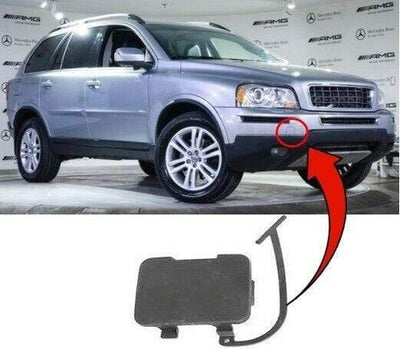 Fits Volvo Xc90 2003-2007 Front Bumper Towing Eye Cover Black - tradevehicleparts.co.uk