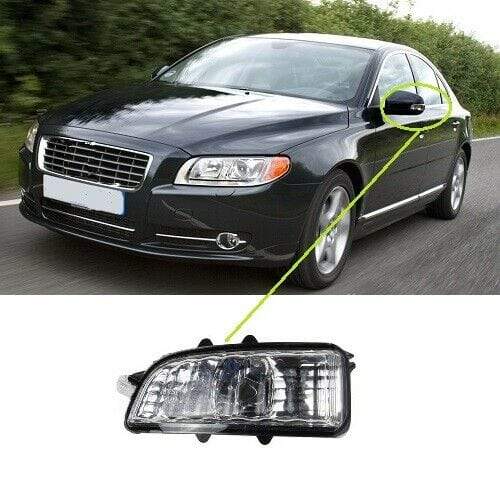 VV1006E Volvo S80 2006-2013 Door Wing Mirror Indicator Clear Lens Passenger Side