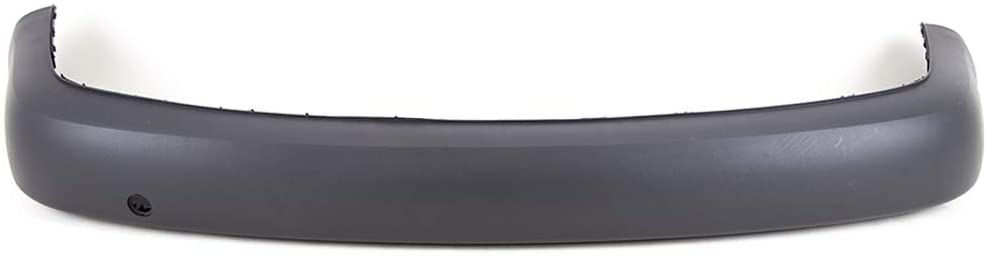 VW Caddy 2004-2010 Rear Bumper Light Grey Textured No Sensor Holes